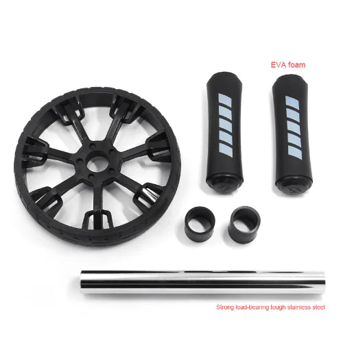 Dual-wheel ab roller