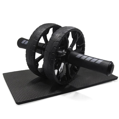 Dual-wheel ab roller