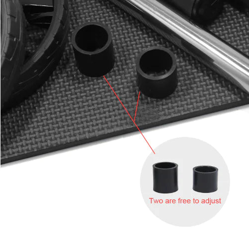 Dual-wheel ab roller