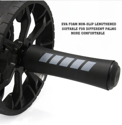 Dual-wheel ab roller